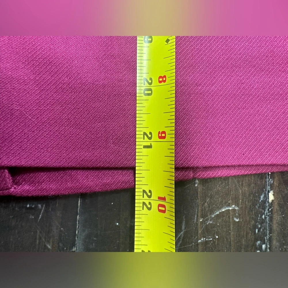 J. Crew The Pencil Skirt - Cotton - Magenta - Size 6